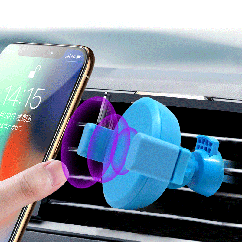 LOGO Promotion Factory Mount Phone Qi Fast Air Vent Holder