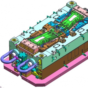 B-Pillar Upper RH LH injection mold